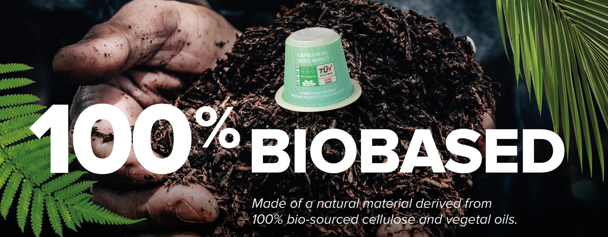 Capsule biodegradabili al 100%